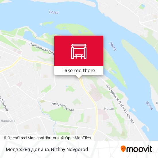 Медвежья Долина map