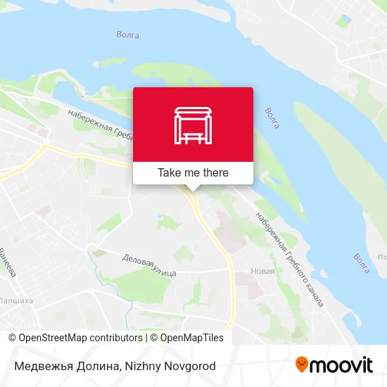 Медвежья Долина map
