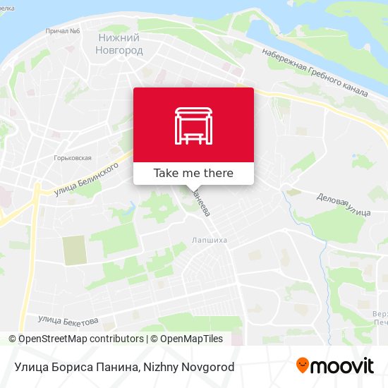 Улица Бориса Панина map