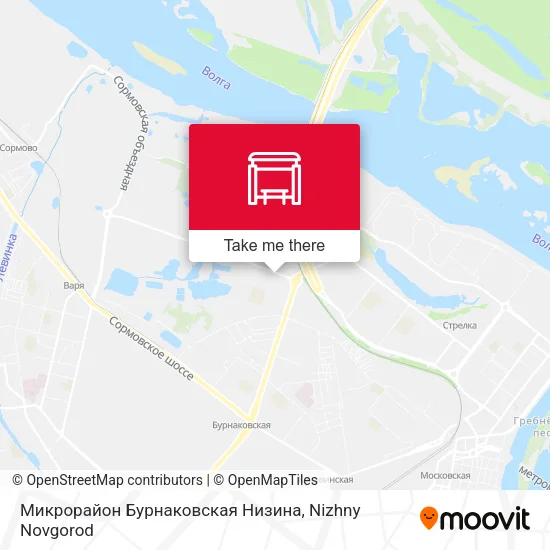 Микрорайон Бурнаковская Низина map