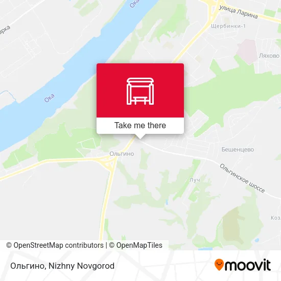 Ольгино map