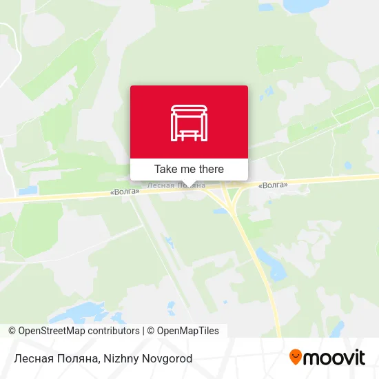 Лесная Поляна map