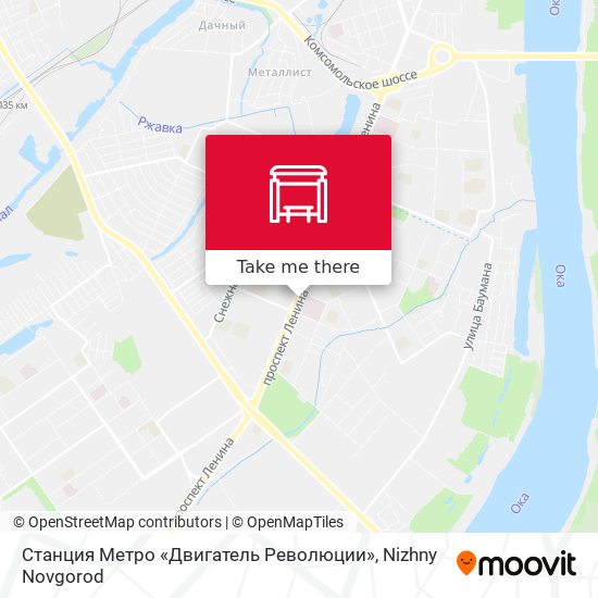 Станция Метро «Двигатель Революции» map