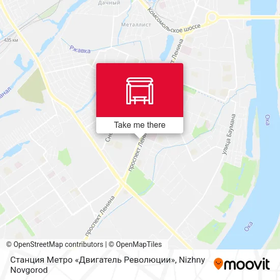 Станция Метро «Двигатель Революции» map