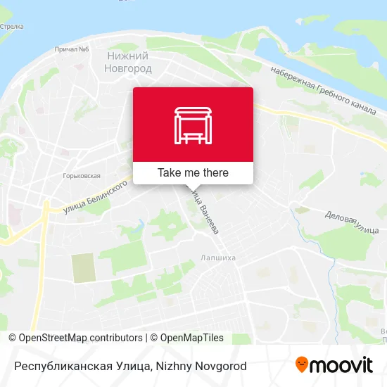 Республиканская Улица map