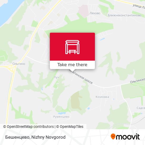 Бешенцево map