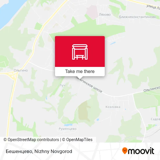 Бешенцево map