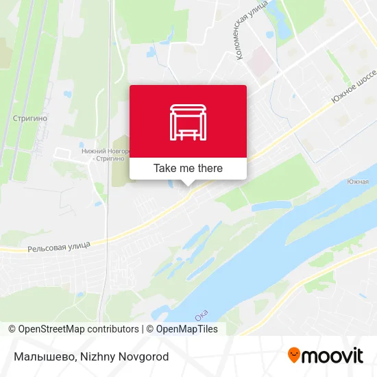 Малышево map