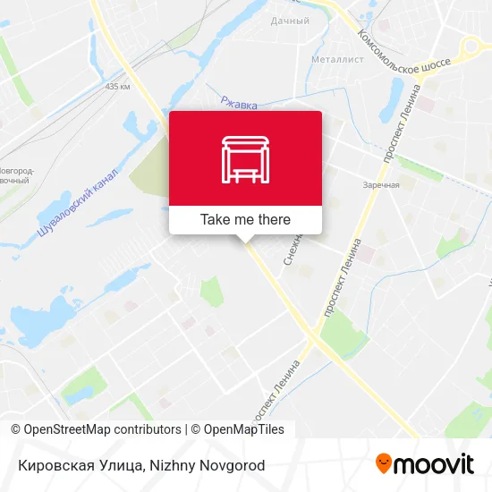 Кировская Улица map