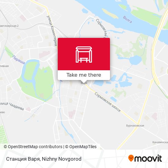 Станция Варя map