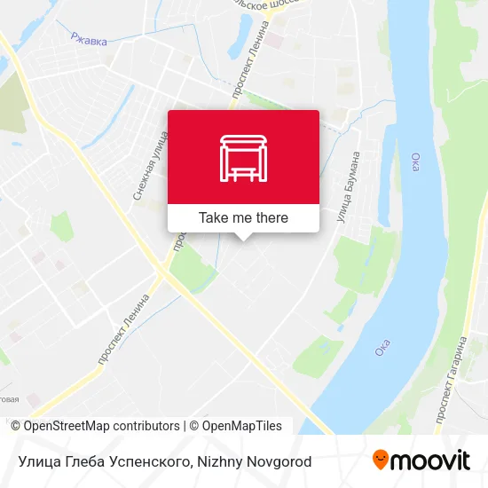 Улица Глеба Успенского map