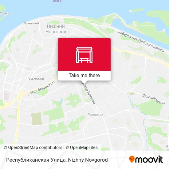 Республиканская Улица map