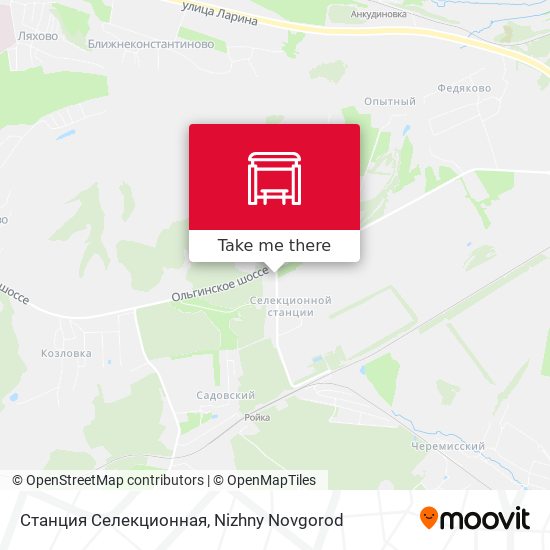 Станция Селекционная map
