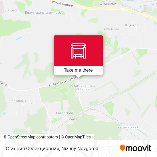 Станция Селекционная map