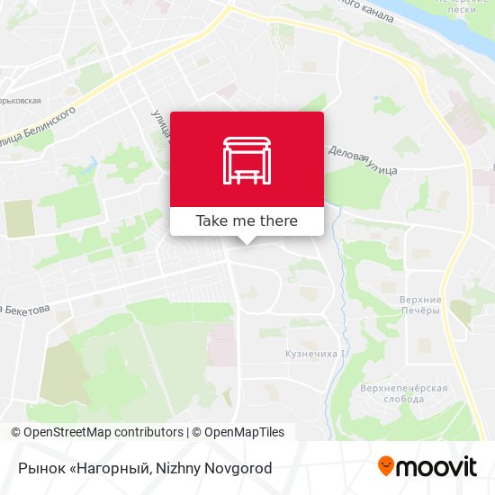 Рынок «Нагорный map
