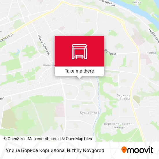 Улица Бориса Корнилова map
