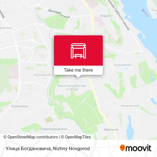 Улица Богдановича map