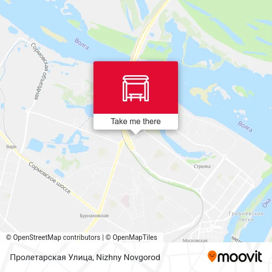 Пролетарская Улица map