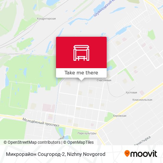 Микрорайон Соцгород-2 map