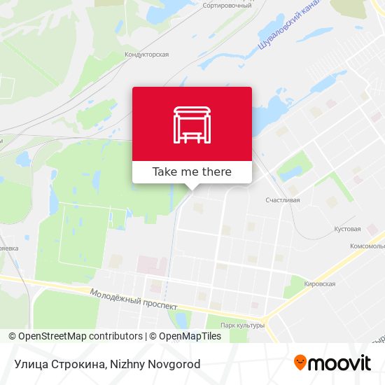 Улица Строкина map