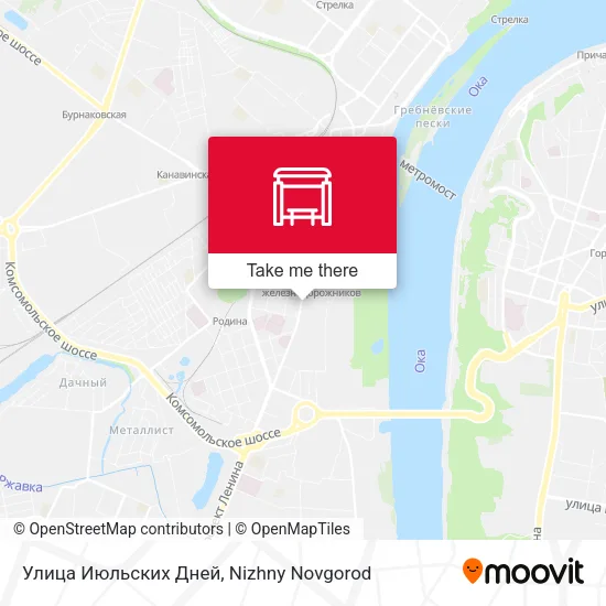 Улица Июльских Дней map