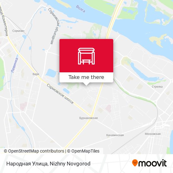Народная Улица map