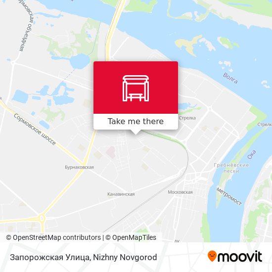 Запорожская Улица map