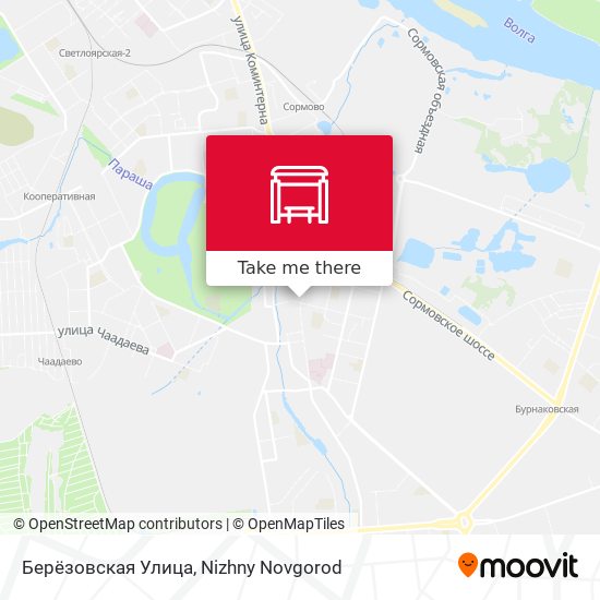 Берёзовская Улица map