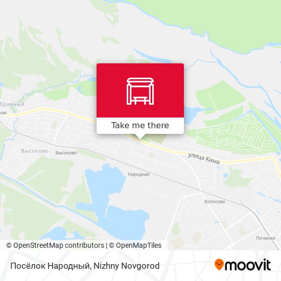 Посёлок Народный map