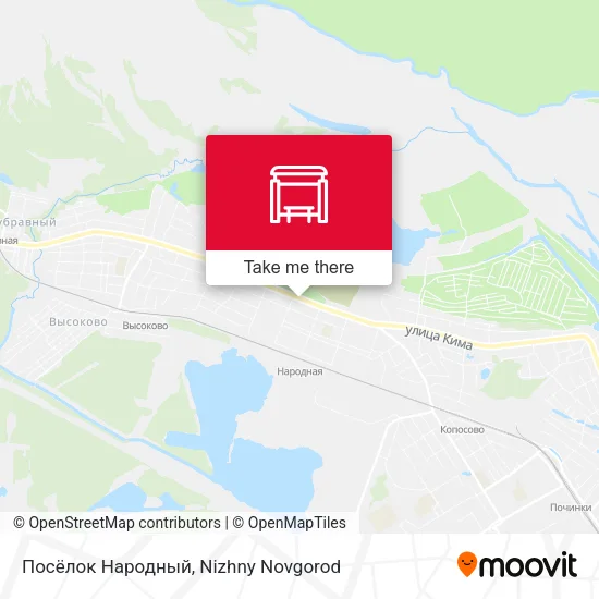 Посёлок Народный map