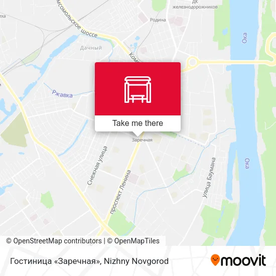 Гостиница «Заречная» map