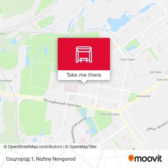 Соцгород 1 map