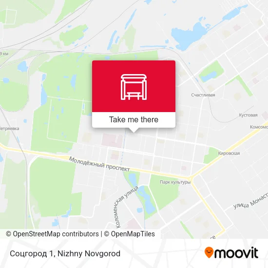 Соцгород 1 map