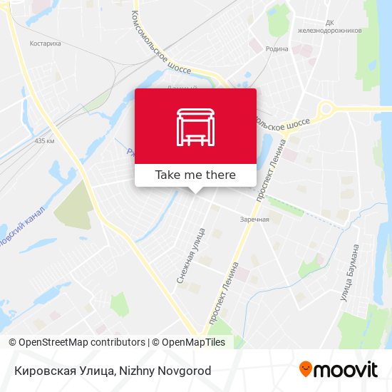 Кировская Улица map