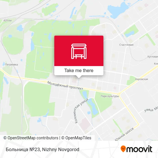 Больница №23 map