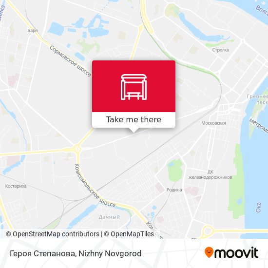 Героя Степанова map
