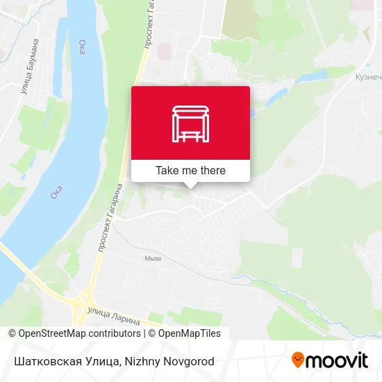 Шатковская Улица map