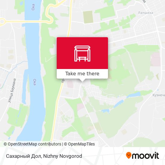 Сахарный Дол map