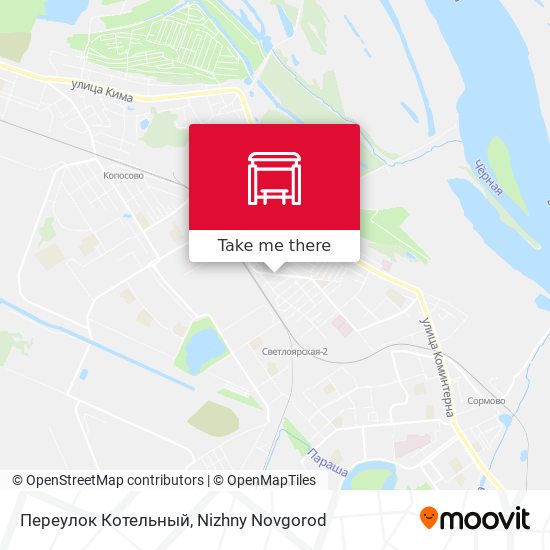 Переулок Котельный map