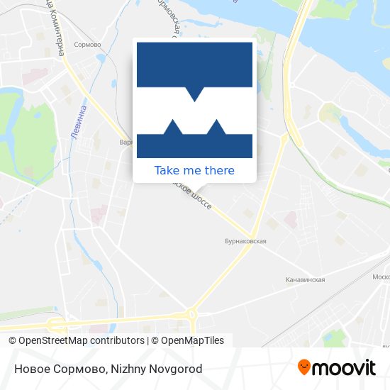Новое Сормово map