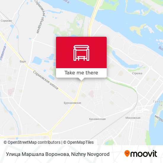 Улица Маршала Воронова map