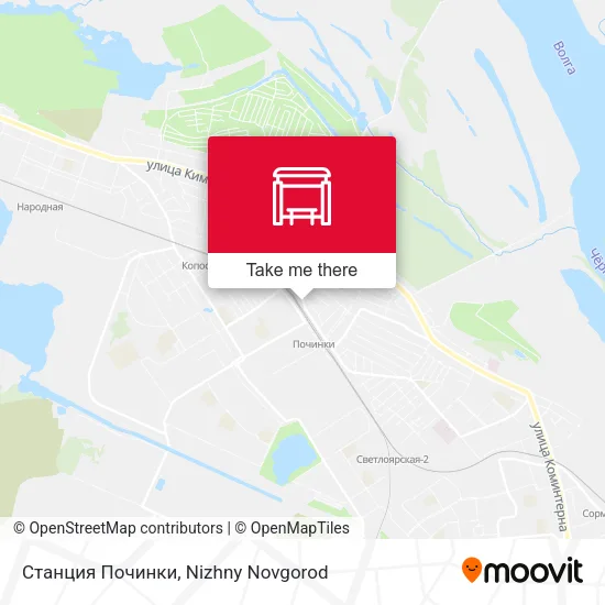 Станция Починки map