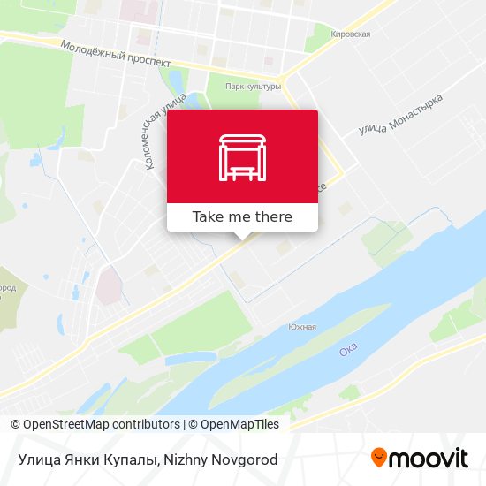 Улица Янки Купалы map