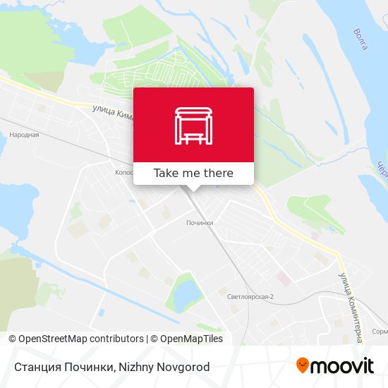 Станция Починки map