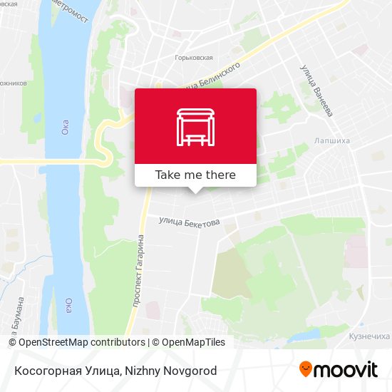 Косогорная Улица map