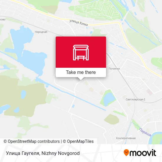 Улица Гаугеля map
