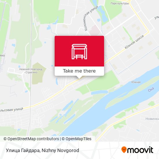 Улица Гайдара map