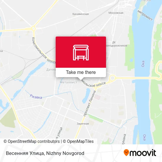 Весенняя Улица map