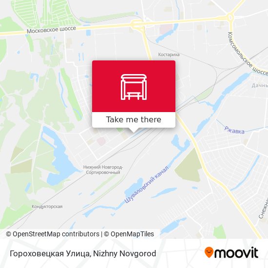 Гороховецкая Улица map