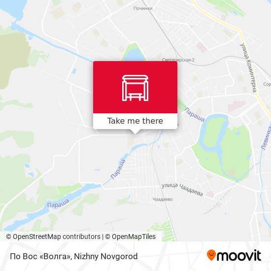 По Вос «Волга» map